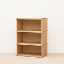 낮은 종이책장/책꽂이/수납장/DIY, 낮은 1단(가로44)2개묶음