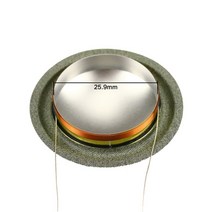 B W 스피커 수리용 트위터 보이스 코일 8ohm 26 코어 티타늄 다이어프램 고감도 동일 측면 1 쌍 25.9mm, 한개옵션0, 한개옵션0