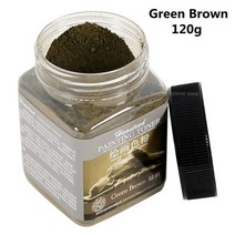 무나프로 페인팅 토너 수용성 흑연 카본 파우더 7 색 옵션 미술 특수 스케치 아티스트 용품, 06 Green brown120g