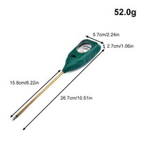 토양수분측정기 3 in 1 토양 수분 PH 습도계 조도 프로브 미터 급수 테스트 정원 온실 식물용 분석기 감지기, 3 in 1 PH meter