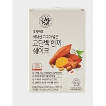 (초록마을) 국내산고구마를 넣은 고단백 한끼쉐이크(30g*10포), 2박스