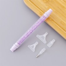 보석십자수 금속펜 멀티펜더블 헤드 DIY 다이아몬드 페인팅 포인트 펜 4 교체 크리스탈 모자이크 액세서리, [03] D