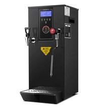 업소용 온수 디스펜서 편의점 카페 전기 가열 정수기, 20L LCD 터치스크린 실버