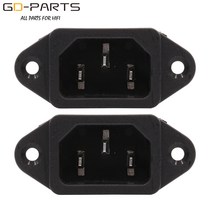 플러그어댑터IEC 320 C14 수 AC 전원 코드 인렛 커넥터 소켓 10A CCC CE AMP 애플리케이션 개, 01 IEC320 C14