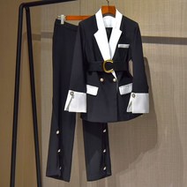 고급 스트리트 슈트 정장 여신 전문 투피스 슈트