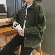 남자 캐쥬얼 루즈핏 가을 빈티지 심플 데일리 자켓 남자자켓 -72394EA