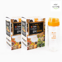 이경제 더힘찬 선식100 2박스(20포)+전용쉐이커 아침대용 건강식 환자식 병문안선물