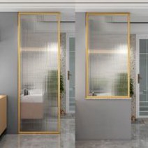 북유럽 블록 인테리어 파티션 불투명유리 인테리어가벽 이동식칸막이 유리 한지 낮은 철망 가벽 라탄 원룸공간분리 테라스가림막 타공 사무실 아크릴가림막 유리가벽 아치형가벽 원룸 셀프가벽, A, 1개