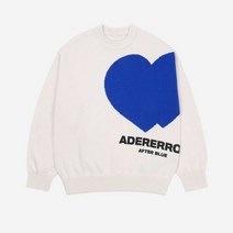 아더에러 트윈 하트 로고 니트 아이보리 Ader Error Twin Heart Logo Knit Ivory