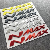 야마하 NMAX 스티커 로고 데칼 커버 튜닝 장식 3D 입체 엔맥스 엠블럼 방수, 골드