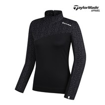 [테일러메이드]여성 패턴 포인트 하이넥 티셔츠 TWTHJ7982-199