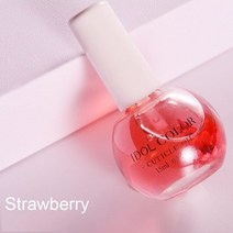 손톤영양제 손톱강화제 큐티클오일 손톱갈라짐 15ml 매니큐어 트리트먼트 네일 영양 오일, 3 딸기 오일