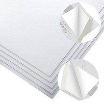 대원 우드보드 백색 원단보드 우드락 보드롱 60X90 44X59 29X44, 3-1.원단양면접착(60x90) 5mm, 1장