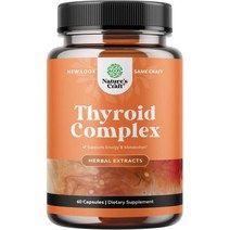 Natures Craft 네이쳐스크래프트 요오드 60정 Iodine Thyroid Supple남성t Halal Ca, 2개