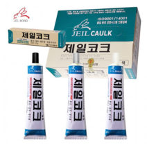 제일코크 토끼표 방수 충진 접착제 흑색 회색 백색 150g 10개입, 회색 150g 10개입 1박스, 1개