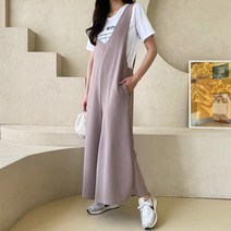 겟잇미 고리트 캐쥬얼 데일리 뒷밴딩 점프수트