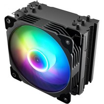 Vetroo V5 C 에어 쿨러 w 5 히트 파이프 120mm PWM 프로세서 150W TDP Intel LGA 17001200115X AMD AM5AM4 wAddressable, 검은색