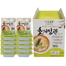초지일관 김포쌀 50% 국산 멸치 국수 진한맛 국물 즉석 컵라면 쌀국수 식사대용 개별포장 x12개