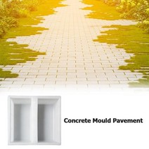 시멘트 금형 DIY 광장 정원 경로 콘크리트 플라스틱 포장 프로필렌 산책로 건물 액세서리 10x20x6cm