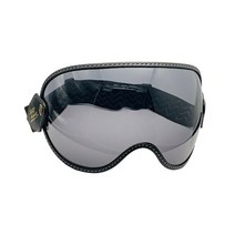 카본 헬멧 Motobaby오토바이 헬멧 뽁뽁이 바이저 렌즈 고글 벨 모토 3/로얄/H1/심슨 레트로 안경 장비, 03 Grey