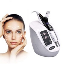 메조테라피 건 RF 워터 인젝터 메조건 EMS 히드라 피부 재생 주름 방지 얼굴 리프팅 미용 기기, AU PLUG