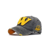 선캡모자 여자 썬캡 햇빛가리개모자 2022 코튼 자수 글자 W 야구 모자 스냅백 뼈 casquette 남자 맞춤 모자용 디스트레스 착용 모자