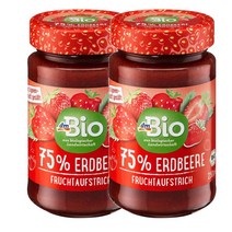 디엠바이오 dmBio Strawberry jam 독일 아가페시럽을 곁들인 딸기잼 250g, 2팩