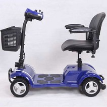 고령인용 노인전동차 실내외 사용 경량 무게 장애인, 전동차/블루(납산배터리20-30km/24V)