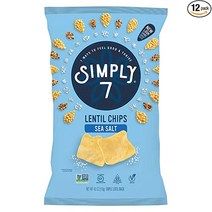 Simply 7 Lentil 칩 씨솔트 113.4 g 4Oz 12팩