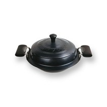 도봉물산특가_[국내산] 내경 17cm 튼튼한 솥뚜껑 인덕션 겸용 가마솥, 도봉 쿠팡 본상품선택, 도봉 쿠팡 중형