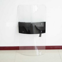 호신용 방패 투명 자기방어 남성 진압용 전술방패, 3.5 두께 원형 방패