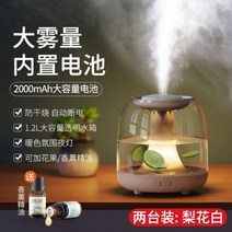 가열식가습기 웰포트 가열식 가습기 휴대용 무음 침실, 귤색