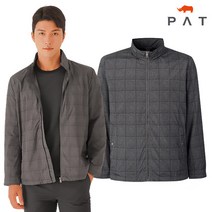 PAT 체크 밑단스트링 점퍼