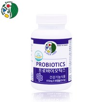 캐나다 프로바이오틱스 17종 유산균 구균 락토바실러스 비피더스 100억 프리바이오틱스 캡슐, 415mgx60캡슐, 60캡슐