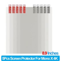 Anycubic 광자 모노 X 4K 6K 8.9 9.25 LCD 스크래치 방지 5Pcs 화면 보호 필름 3D 프린터, for Mono X 4K