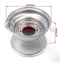 타이어 트랙터 흥아 지게차 경운기 대형 ATV 10 인치 4 홀 전방 및 후방 아이언 휠 22x1010 23 21 22x710 타이어용 륜 Atv 고 카트 부품18, Rear rims