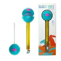 Glossy Pops 향기 나는 투명 립밤 클리어 립글로스 콤보노벨티 컬렉션 (토코 투칸 피치 향) 1개입, Toco Toucan - Peach Scent