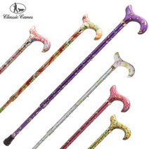 티파티 꽃무늬 길이조절식 지팡이 4097, 상세페이지 참조