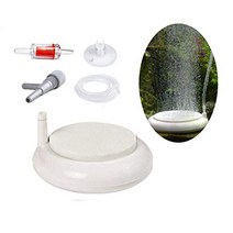 Nano Aquarium Air Stone Kit Fish Tank Bubbler High Oxygen Diffuser Air Stone Disk for Hydroponics Aq, 1, 기타