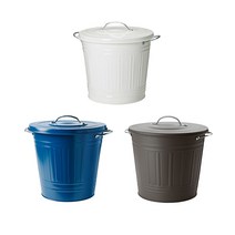 이케아 크노드 철제 휴지통 16L, 크노드 ﻿그레이 (203.122.51), 1개