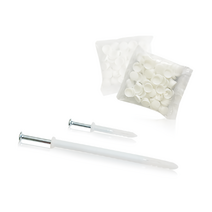 칼브럭 타격앙카 마감용캡 8mm 100개 칼블럭 칼부록 앵커 콘크리트