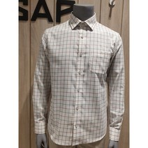 [ SAP샙 ] 2도 윈도우 체크 포인트 봄 카라 긴팔셔츠 YS22251 [NC청주점]