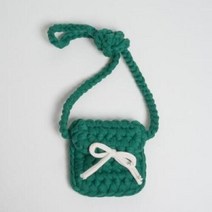 아트박스/미스티코티타 [DIY] 미스티코티타 댓츠미니크로스백 Thats Mini Cross bag mystikotita crochet 패브릭얀 털실 뜨개질 패키지, 로얄카라멜