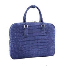 크로커다일 가방 파우치 Yingshang new men handbag men 서류 남성 악어 가죽 서리로 덥은 악어 가죽 누벅 가죽 남성 악어 블루