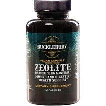 Zeolite Micronized Smart Mineral Capsules - 효과적인 해독 정화 촉진 면역 및 소화관 건강 지원 보충제 90 비건 캡슐, 기본