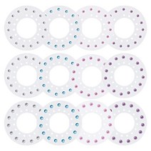 DIY 블링 블링 보석 리필 세트 180 조각 보석 세련된 헤어 스타일링 도구 ACCS, 1개