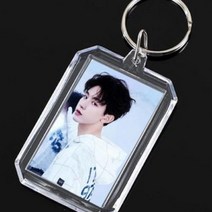 아크릴 포카 홀더 증사 홀더 사진 키링 만들기 부자재, 1아크릴홀더-직사각형