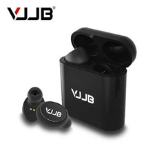 VJJB air suit 블루투스 5.0 무선 이어폰 자동페어링, 혼합색상