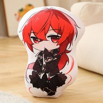 Yuanshen 베개 Wendy Zhongli Di Luke Kaia Keli Paimeng, 45cm 양면인쇄, 딜루케