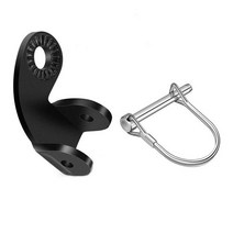 자전거트롤리 토픽트레일러 트레일러 히치 커플러 후크 트레일러 내구성 리어 액슬 클러치, 검은색